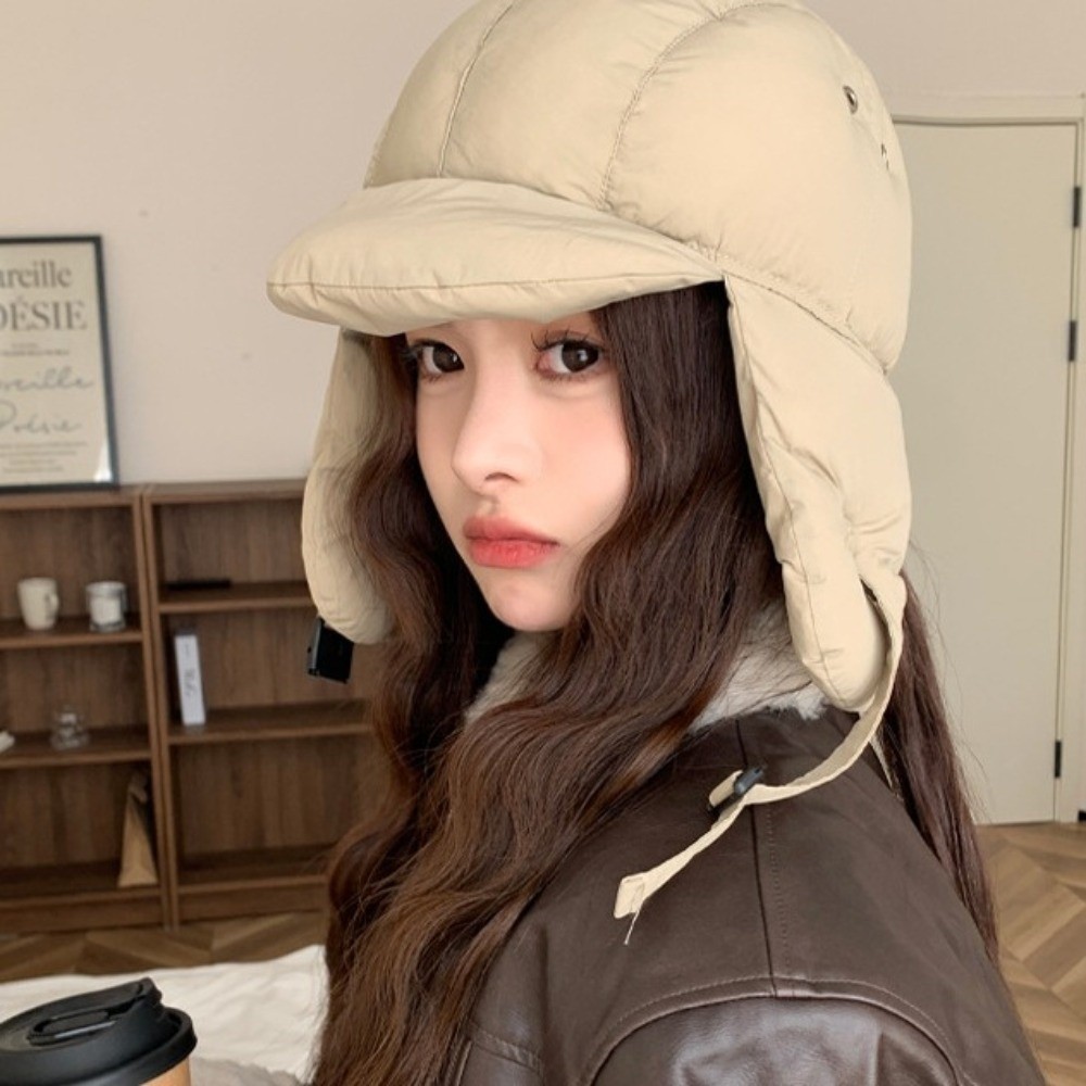 Solid Color Padded Bomber Hats - огляд і ціна Trapper Hat Ear Flap