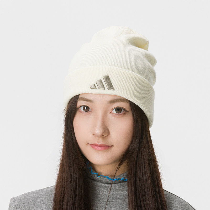 Adidas Beanie KQ6682 Ivory Whi - огляд і ціна Beanie Cuffed Knit