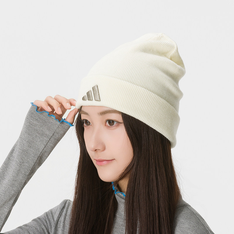 Adidas Beanie KQ6682 Ivory Whi - огляд і ціна Beanie Cuffed Knit