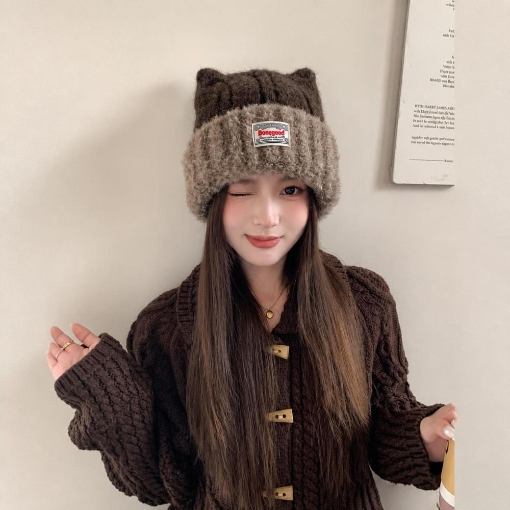 Korean Style Polyester Knitted - огляд і ціна Beanie Cuffed Knit