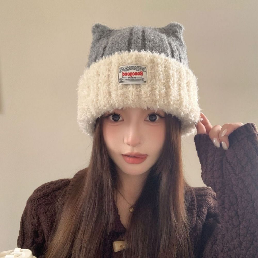 Korean Style Polyester Knitted - огляд і ціна Beanie Cuffed Knit