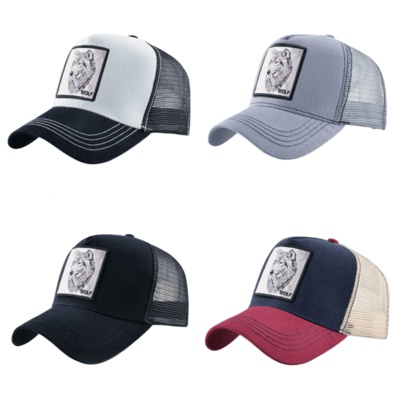 Wolf Patch Embroidery Mesh Bas - огляд і ціна Trucker Cap Mesh