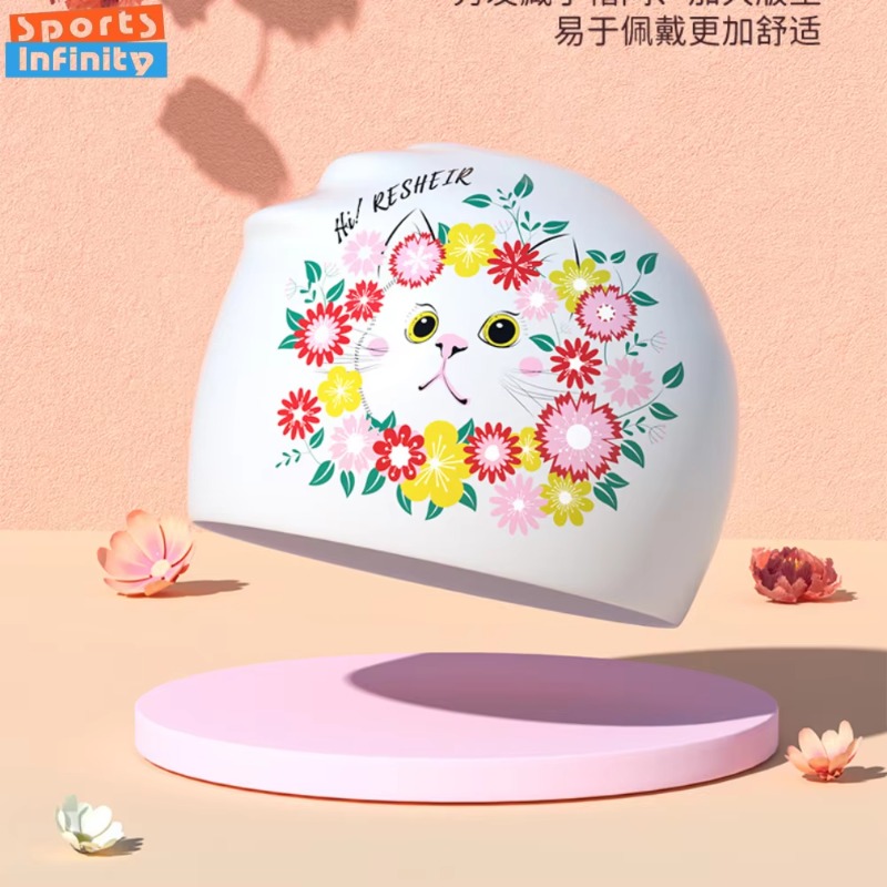 Silicone Swimming Hats Waterpr - огляд і ціна Swim Hat Silicone