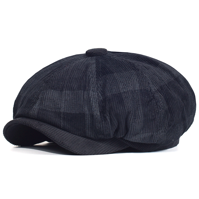 Autumn Winter Plaid Thick News - огляд і ціна Dad Hat Cotton