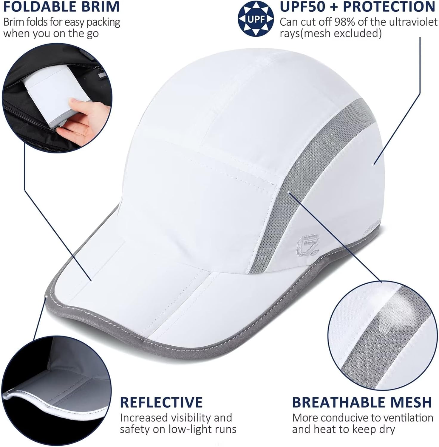 GADIEMKENSD Unisex Running Cap - огляд і ціна Running Cap Lightweight
