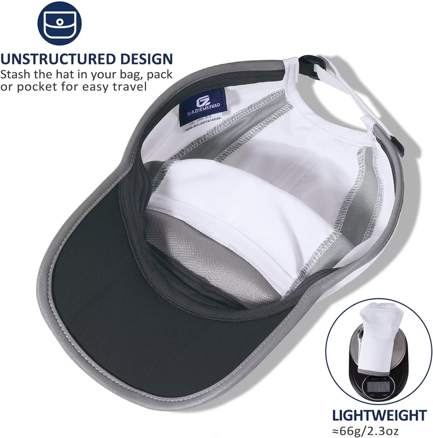 GADIEMKENSD Unisex Running Cap - огляд і ціна Running Cap Lightweight